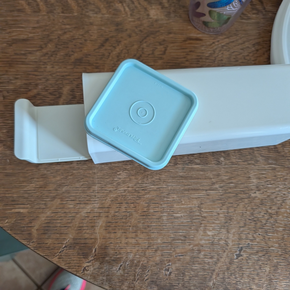 Vintage Tupperware Velveeta Block Cheese Keeper